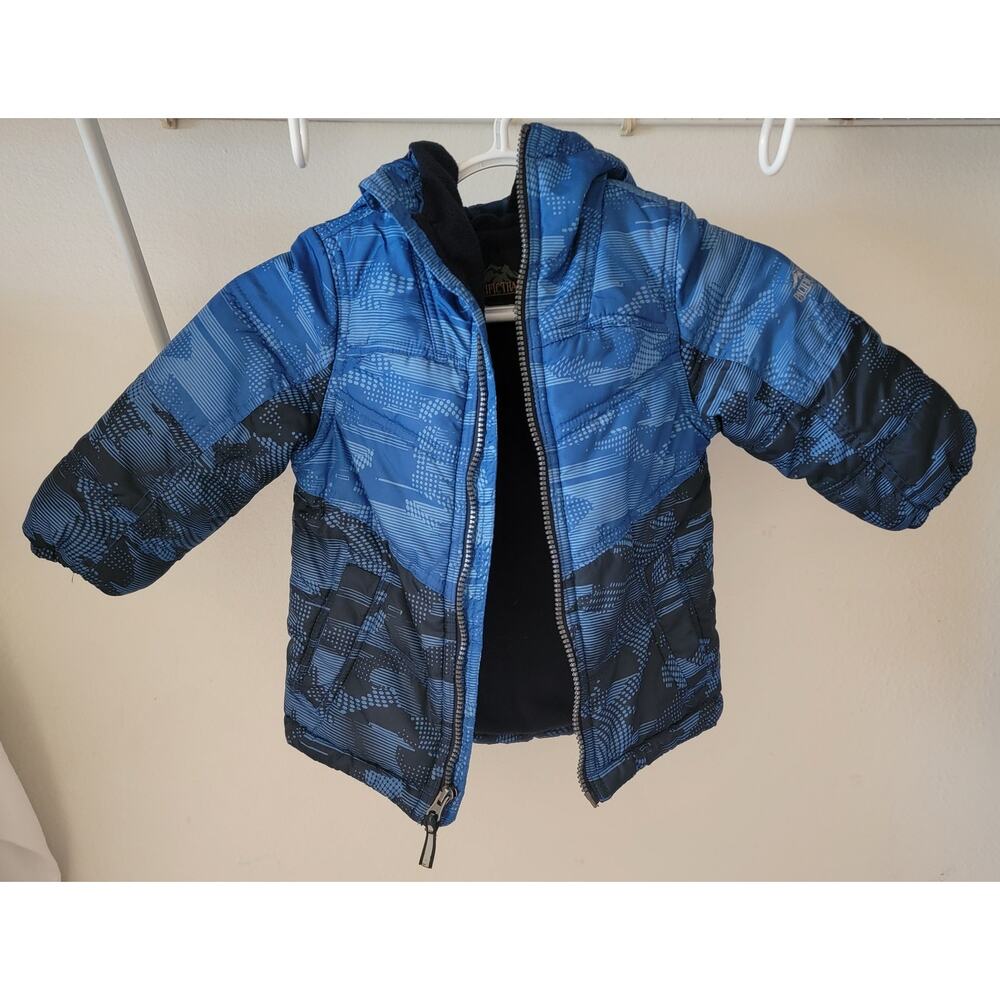 Kids 3T Blue Pacific Trail Puffer Jacket
